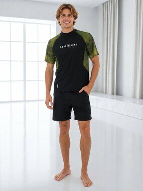 Aqua Lung Galaxy Short Sleeve Dive Shirt Sun Protection Rash Guard